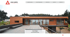 Desktop Screenshot of casasalberta.cl